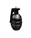 Groß Grenade Kerze | Höhe: 14,3 cm | Schwarz | Handgefertigt in der EU