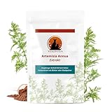 Vitalpfoten Artemisia Annua 50:1 Ratio-Extrakt für Hunde und Katzen 20g, hochkonzentriertes Extrakt Pulver zur direkten Verwendung oder Mischung, höchste Qualität inkl. Dosierlöffel