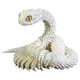 3D -gedruckte Schlange Flexible Joint Snake Toy 12 -Zoll 3D -Drucktiere Schlange mit Nachtlicht Regenbogen gedrucktes Spielzeug für Home Office Decor Schreibtisch Spielzeug Freunde Geschenke