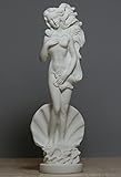 Alabaster-Statue, Geburt der Göttin, Aphrodite, Venus, nackt, weiblich, 20,3 cm