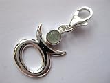 Charm Sternzeichen Stier mit Aventurin 925er Silber
