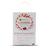Blutdruckformel 3 L VITALSTOFFWERK - Bio Nährstoffkomplex mit Kalium, Vitamin C, roter Beete Saft, Leistungsfähigkeit, Blutgefäße, Blutdruck