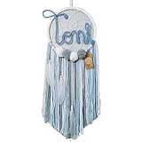 Traumfänger mit Namen (Blau) - personalisierbar I Geschenk zur Geburt & Taufe I Handmade Baby I Personalisierte Geschenke Baby