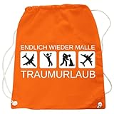 Rucksack Tasche Beutel Traumurlaub endlich Wieder Malle Feiern Saufen Party