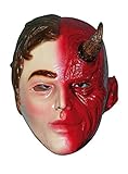 Engel & Teufel Maske aus Latex - Erwachsenen Horror Kostüm Vollmaske - ideal für Halloween, Karneval & Motto-Party