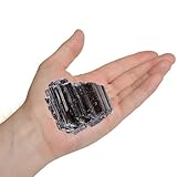 Erliway 5–7,5 cm Schwarzer Turmalin Rohe Kristalle, natürliche raue Kristalle und Heilsteine, Kristallsteine und Edelsteine für Tumbling Cabbing Brunnensteine Dekoration Drahtwickeln Reiki (70-100g)