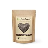Naturacereal Bio Chia Samen 500g - Reich an Omega-3, Ballaststoffen und eine Proteinquelle - Vegan, Glutenfrei - für Smoothies, Müslis, Overnight Oats, Salate und Backwaren
