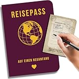 Abschiedsgeschenk Kollegen | Abschiedsbuch zum Ausfüllen | Lustiges Geschenk zum Abschied von Kollegin zum Jobwechsel | Renteneintritt, Rentner, Neuer Job Geschenk | Reisepass auf einen Neuanfang