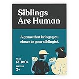 Geschwister sind menschlich | 140 Gesprächskarten zur Vertiefung der Geschwisterbeziehungen | Kartenspiel für Bindung & Kommunikation | Therapie für Erwachsene | von The Makers of Parents Are Human