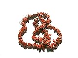 Jaspis Splitterkette rot-braun, Edelstein Splitter Kette, kurze Halskette, Choker, Naturstein Schmuck, Schlüsselbeinkette