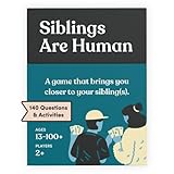 Geschwister sind menschlich | 140 Gesprächskarten zur Vertiefung der Geschwisterbeziehungen | Kartenspiel für Bindung & Kommunikation | Therapie für Erwachsene | von The Makers of Parents Are Human