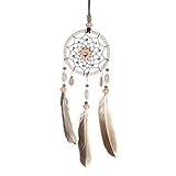 Traumfänger – Nice Dream Kreativer handgefertigter Traumfänger Dream Catcher mit Federmuscheln, Wandbehang, Ornament, Auto-Anhänger, hängende Dekoration