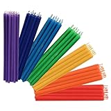 NKlaus Chakra Kerzen Set 16 cm – 49 Stück in 7 Farben – Stabkerzen durchgefärbt, tropffrei & rußfrei – für Meditation, Rituale, Yoga & Dekoration 40770
