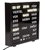 Out of The Blue LED Uhr mit Deutscher Wort-Anzeige