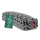 #DoYourYoga® Yoga Bolster »Paravati« mit Bio-Buchweizenschalen (KBA), waschbarer Bezug, 67cm x 13cm, Meditationskissen/Sitzkissen/Zafukissen für Yin Yoga - Style 7