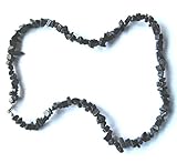 Splitterkette Kette Blaufluss (Kunstglas) 45 cm