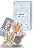 Astrologiekarten: Astrologiekarten mit Buch, Set für Anfänger: ausführliche Beschreibungen zu Fragen, Karten und Legetechniken