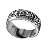 Ring Mantra Sanskrit - OM MANI PADME HUM - silber - Yoga Esoterik Spiritualität Astrologie Meditation Energie