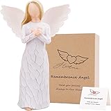 Schutzengel Figur, Engel der Heilung ​- Handgeschnitzte betende Engel Skulptur, Ermutigungsgeschenk, Heimdekoration, Geburtstagsgeschenk, um Liebe, Dankbarkeit, Hoffnung zu zeigen