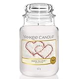Yankee Candle Duftkerze im Glas (groß) | Snow In Love | Kerze mit langer Brenndauer bis zu 150 Stunden | Perfekte Geschenke für Frauen