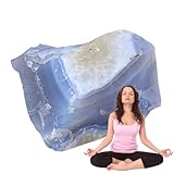 Natürlicher Achatstein - Natürliche blaue Achatplatte | Roher Achat-Schmuck, Achat-Aquariensteine | Achat aus natürlicher Mineral-Spitze für die Dekoration von Blumen