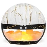 SALUBRITO Aroma Diffuser Salzlampe, Himalaya Salz Diffusor für Ätherische Öle, Ultraschall Aromatherapie Diffuser für Duftöl, Luftbefeuchter für Zuhause Büro Yoga, Geschenk für Frauen
