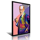 TMWHONG Sigmund Freud Zitat-Poster, inspirierender Leinwanddruck, Motivationsdruck, Zitate auf Leinwand, Gemälde, Büro, Zuhause, Wanddekoration, Geschenk, 40 x 60 cm