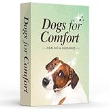 CATCHYOURDREAMS Dogs for Comfort - 50 Inspirational Affirmations and Positive Activities for Healing and Peace - Stress Relief and Mindfulness Grief Gift for Women and Men