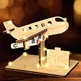 Giftota Geldgeschenke Geburtstag Holz, Reisekasse Geschenk, Flugzeug Geldgeschenk Reise, Reisegutschein Geschenk Verpackung Hochzeit & Urlaub