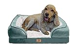 Traumreiter orthopädisches Hundebett für mittelgroße Hunde 70x50 cm (Innenmaß ca. 48x28 cm), Grün, Hundekörbchen Hundekorb Hundekissen Hundehöhle Hundesofa Hunde Bettchen Hundebetten mittlere Hunde