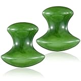 HJZHII 2 Stück Pilz-Form Gua Sha Massagewerkzeug, Natual Guasha Stein, Rosenquarz Gesichtsroller Rosenquarz Für Gesicht Hals Augen Beauty Spa Entspannende Verbesserung Von Feinen Linien