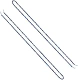 Hobbspring 2 Strang Facettierte Runde kleine Edelsteine 2mm Natürliche Lapislazuli-Perlen Stränge Ca. 356 Stück Natürliche Edelstein Perlen Lose Abstandshalter Zur Schmuckherstellung DIY-Handwerk