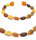 Baltic Secret Selected Baltic Amber Bernsteinkette für Mädchen und Jungen - Heilstein Kette - Echt Bernstein Schmuck - Halskette als Geschenk, Natürlicher Schutzstein - Glücksbringer - Geschenkidee