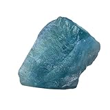 Erliway 1.25-2' Blauer Fluorit rohe Kristalle, Natürlicher rauer blauer Fluoritstein, Heilende rohe Steine für Brunnenfelsen, Home Decor Meditation Energie Balancing Wire Wrapping Wicka Reiki