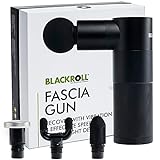 BLACKROLL® FASCIA GUN Massagepistole - Hochwertiges Massagegerät für Muskulatur und Faszien - Regulierbare Intensitätsstufen für die Massage von Rücken, Schulter, Nacken und Beine