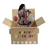 Happy Birthday Karte Lustige 3D - Kreative Party Postkarte | Humorvolle Nachricht Für Erwachsene Tochter Kinder Junge Mann Freund