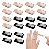 Leikedun 20 Stück Trigger Finger Schiene, Fingerbandage, Finger Klammer Schiene, Bandage Finger, Verstellbare Atmungsaktiv Fingerschutz für Kleiner Finger Mittelfinger Ringfinger Arthrose