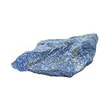 Dumortierit Rohstein | Natürlicher Stein | 100% unbehandeltes Mineral | Blau graue Quarz-Kristalle | Echter Edelstein | Größenwahl (1 Stein L [4cm+])