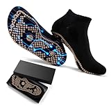 Olligey Fußreflexzonen Socken, AkupressurSocken mit Reflexzonen Massage für Frauen und Männer Massagesocken mit Druckpunkten, Geschenk für Gestresste Mütter und Senioren Größe 42-43