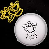 PASTADISC - Riesige Engel-Nudelscheiben, passend für Philips, automatische Nudel- und Nudelhersteller, Philips-Pasta-Maker-Aufsätze, Küchengeräte, Zubehör-Set – riesige Pasta-Formen (Riesenengel)