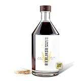 Brauerei Zwönitz Erzgebirgischer Bierlikör 0,5 L Glasflasche/vollaromatischer Bier Likör aus Zwönitzer Ziegenbock Bier/Alkohol Geschenke aus Sachsen/Bier Geschenke für Männer/Bierschnaps