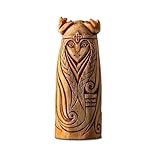 ikappy Freya Wikinger Göttin Statue Naturthemed Harz Skulptur Religiöse Engel Figur Bodenmontierte Nordische Altar Skulptur für Home Decor Garten Hof Statue