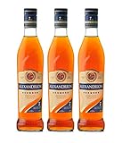 Alexandrion 7 Sterne 40% Vol. - rumänische Spirituosenspezialität - 3 x 500 ml Spirituosen-Paket (3 Flaschen)