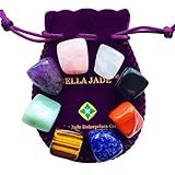 Bella Jade Heilsteine zur Verwendung als Chakra-Steine und Handschmeichler für Erdung, Ausgleich, Beruhigung, Meditation, Reiki