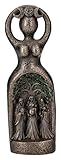 Pacific Giftware Mystische Dreifaltige Göttin Figur, 19 cm - Jungfrau, Mutter, Altes Weib, Bronziert, Kunststein, Wicca Deko Statue