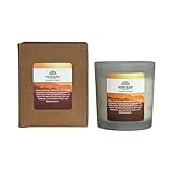 Heilkräuter Manufaktur Bio-Heil-Kräuter-Kerze für Harmonie und Liebe - mit ätherischen Ölen der Wildrose und weiteren Heilkräutern. Im Glas mit Geschenkkarton