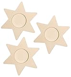 SUNNYSUE 100-73 - Teelichthalter Stern, 3-er Set