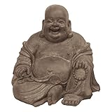 STONE-LITE Drop 838lz Buddha Happy bestellen, Verpackung Statue, schwarz, 46 x 42 x 42 cm