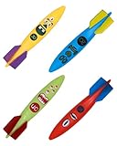 TOPWAYS Tauchspielzeug Pool Spielzeug, Tauchtorpedo zum Schwimmen, Unterwasser-Pooltraining, Schwimmbad Sommerpool Schwimmspielzeug(Torpedos)