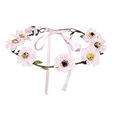 Boland 52221 - Stirnband Mallorca, Blumen-Haarkranz, Kopfschmuck mit Blüten, Flower-Power, Accessoire, Karneval, Kostüm, Mottoparty